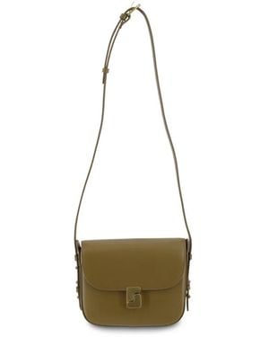 Soeur Braune Schultertasche Mit 'S' Verschluss - Natur