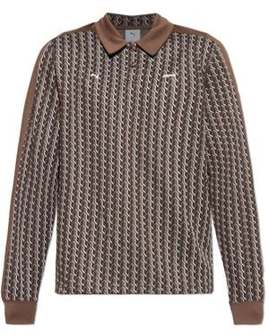 PUMA Polo Shirts - Brown