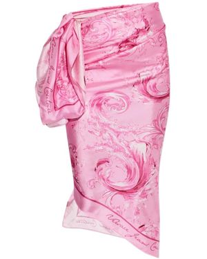 Versace Jeans Couture Silky Scarves - Pink
