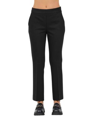 Via Masini 80 Slim-Fit Trousers - Noir