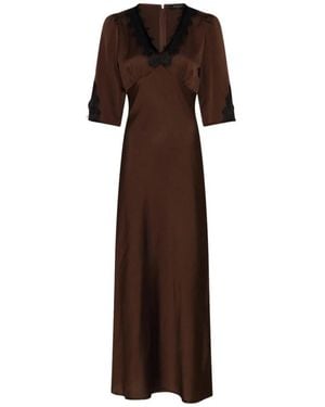 Bruuns Bazaar Midi Dresses - Marrone