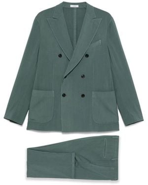 Boglioli Double Breasted Suits - Verde