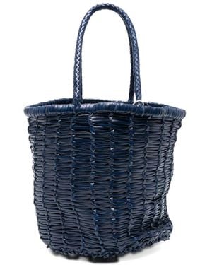 Dragon Diffusion Leren Bucket Bag - Blauw