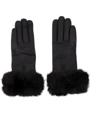 By Malene Birger Accessoires ,Zwart ,Leer Genna Handschoenen