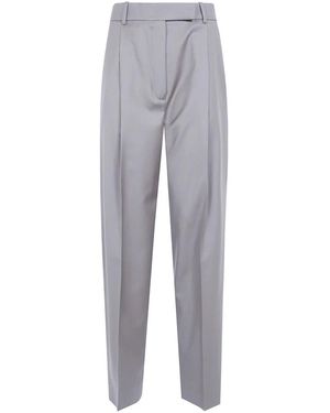 Rohe Daria Single Pleat Tapered Broeken - Grijs