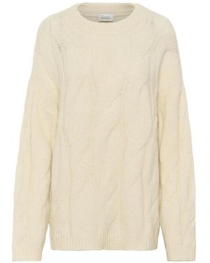 My Essential Wardrobe Round-Neck Knitwear - Wit