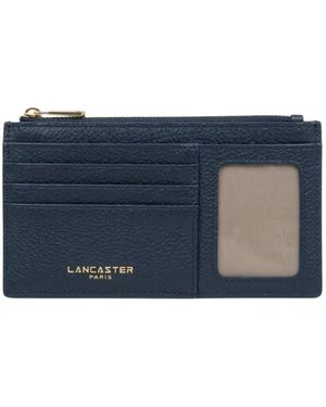 Lancaster Porte-Cartes Zippé Dune - Blauw