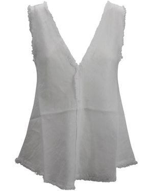 P.A.R.O.S.H. Sleeveless Tops - Grey