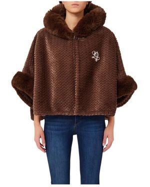 Liu Jo Faux Fur & Shearling Jackets - Marrón