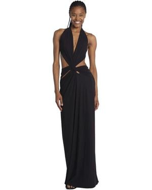 Amazuìn Schwarzes Elegantes Kleid