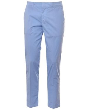 Entre Amis Slim-Fit Trousers - Azul