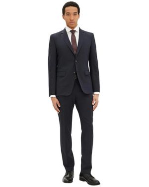 HUGO Single Breasted Suits - Blue