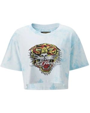 Ed Hardy T-Shirts - Azul