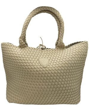 Blauer Tassen ,Home Tote - Metallic