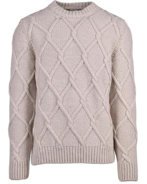 Eleventy Round-Neck Knitwear - Gris