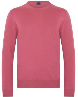 Fedeli Truien & Vesten ,Roze ,Kasjmier Delicate Trui