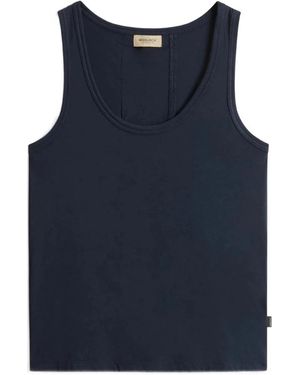 Woolrich Luxe Jersey Tanktop - Blau