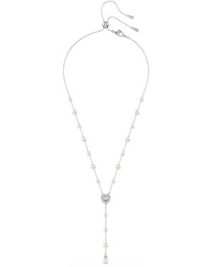 Swarovski Y-Kette - Weiß
