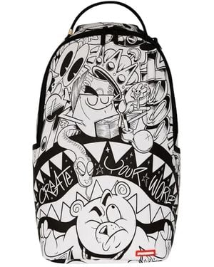 Sprayground Moderne Iconische Zwart/Wit Rugzak