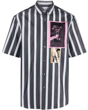 Lanvin Short sleeve shirts - Blu