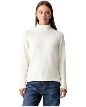 Joop! Truien & Vesten ,Wol Turtleneck Pullover - Wit
