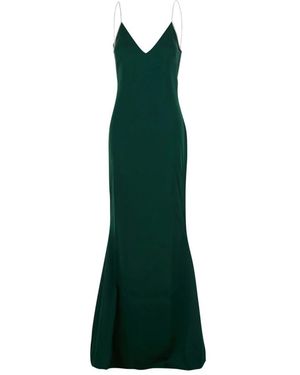 Tom Ford Zijdeglans Slip Dress Met Kristalversiering - Groen