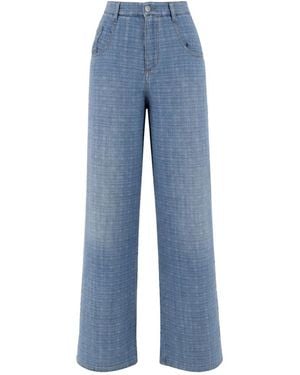 Ermanno Scervino Wide Jeans - Blue
