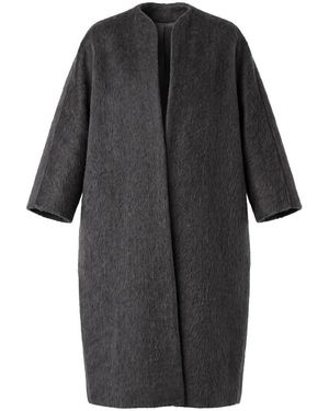 Max Mara Single-Breasted Coats - Negro