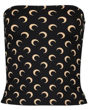 Marine Serre Sleeveless Tops - Noir