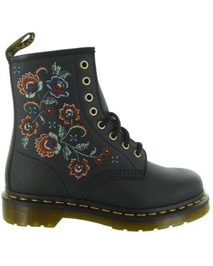 Dr. Martens Schoenen ,Zwart ,Leer 1460 Vonda - Groen
