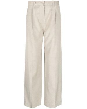 Low Classic Wide Trousers - Neutro