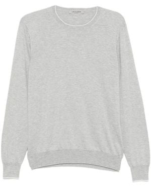 La Fileria Round-Neck Knitwear - Grey