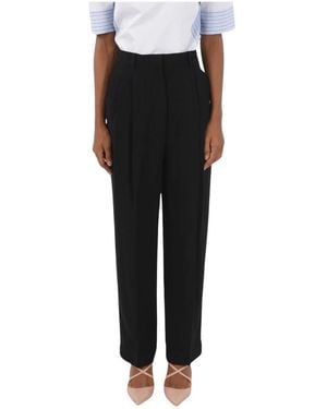 Tory Burch Broeken ,Zwart ,Geplooide Broek