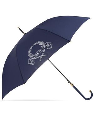 Moschino Logo Paraplu - Blauw