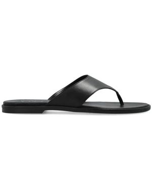 Aeyde Amaya Platte Sandalen - Zwart