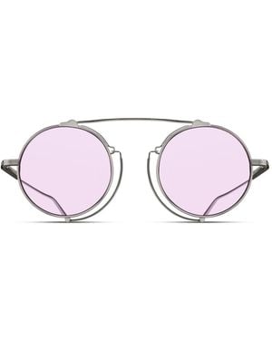 Matsuda M3154 Ronde Zonnebril - Bruin