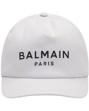 Balmain Accessoires ,Wit ,Katoen Baseballpet