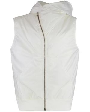Rick Owens Asymmetrische Bodywarmer Mit Reißverschluss Und Taschen - Grau