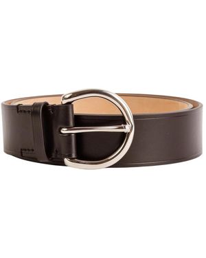 Phoebe Philo Riem Met Ronde Gesp 40 Mm - Bruin