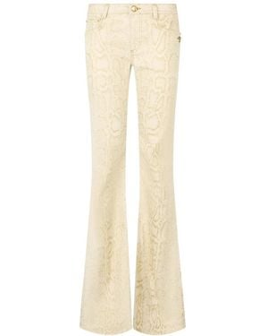 Roberto Cavalli Flare Jeans - Natural