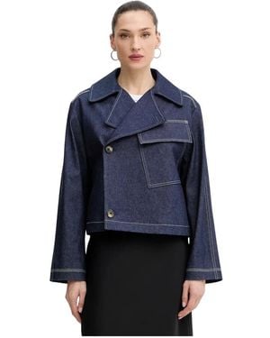 Paul Smith Jassen ,Blauw ,Denim Denim Jacket