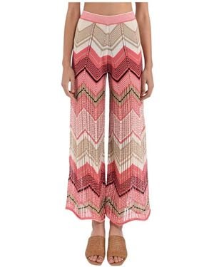 Akep Wide Trousers - Rosso