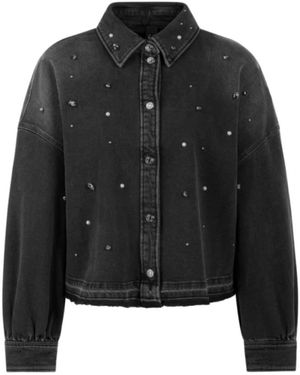 Marc Cain Denimhemd - Schwarz