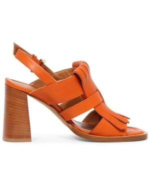 Guglielmo Rotta High Heel Sandals - Orange