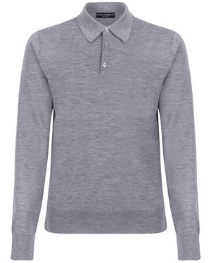 Dolce & Gabbana Polo Shirts - Bleu