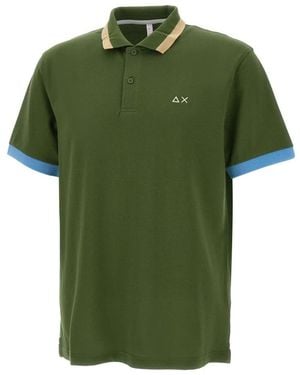 Sun 68 Polo Shirts - Green