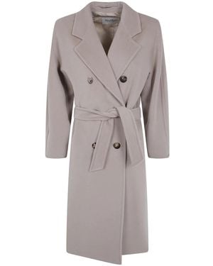 Max Mara Jassen ,Bruin ,Double-Breasted Coats - Grijs