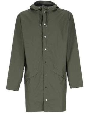 Rains Jassen ,Groen ,Polyester Lange Jas