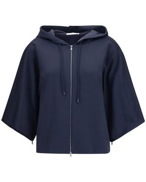 Max Mara Fidato Hooded Sweatshirt - Blauw