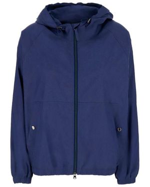 DUNST Jassen ,Blauw ,Windbreaker Blouson Jacket